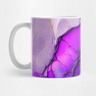 Violet Dream - Abstract Alcohol Ink Resin Art Mug